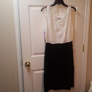 Black and white dress